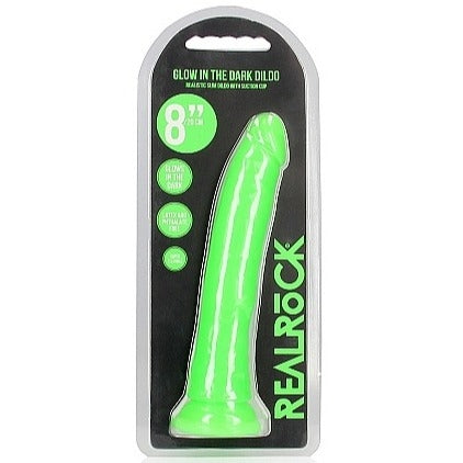 8" Inch Slim Glow in the Dark Neon - Green