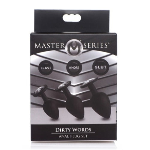 Dirty Words Anal Plug Set