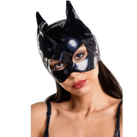 Glossy Wetlook Cat Mask