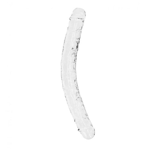RealRock 34cm Double Dong - Clear - 13'