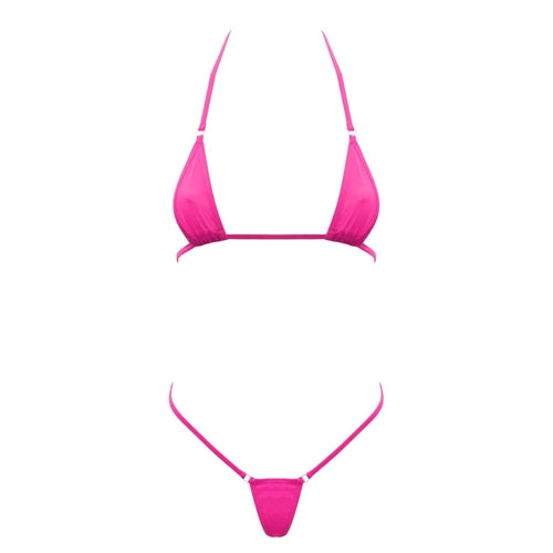 Love In Leather Micro Bikini