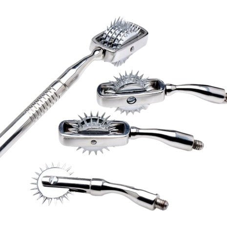 Deluxe Wartenberg Wheel Set With Travel Case