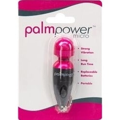 Palm Power Micro Massager Key Chain White