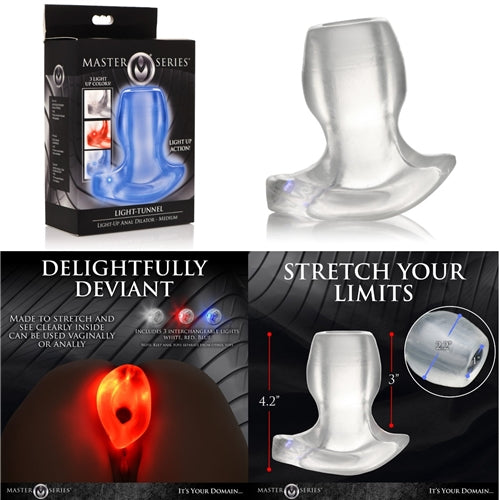 Masterseries Light Tunnel Anal Dilator Medium