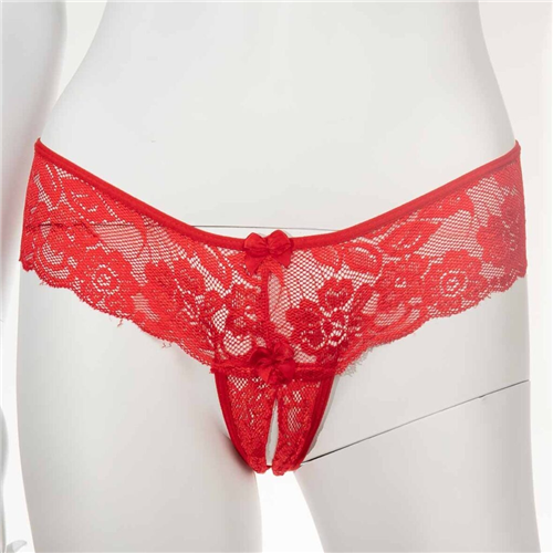 Lace Crutchless G-String