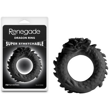 Renegade Dragon Ring - Black
