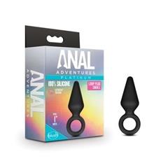 Anal Adventures Platinum Loop Plug Small by Funtasia