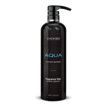 Wicked Aqua - Water Based Lubricant - 476 ml (16 oz) Bottle