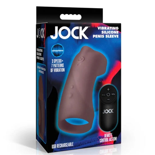 JOCK Vibrating Silicone Penis Sleeve