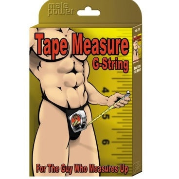Tape Measure Novelty G String Red