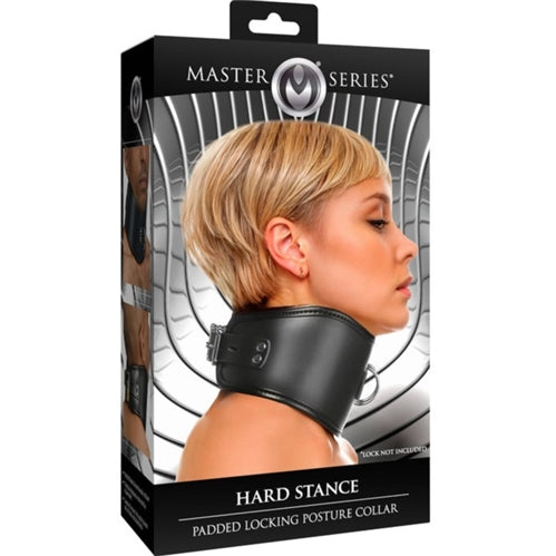 Master Series Hard Stance Padded Locking Posture Collar