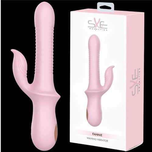 Fannie - Rechargeable Waving Vibrator (Pink)
