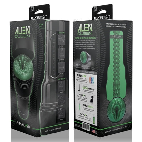 Fleshlight Freaks Alien Queen Green Metallic