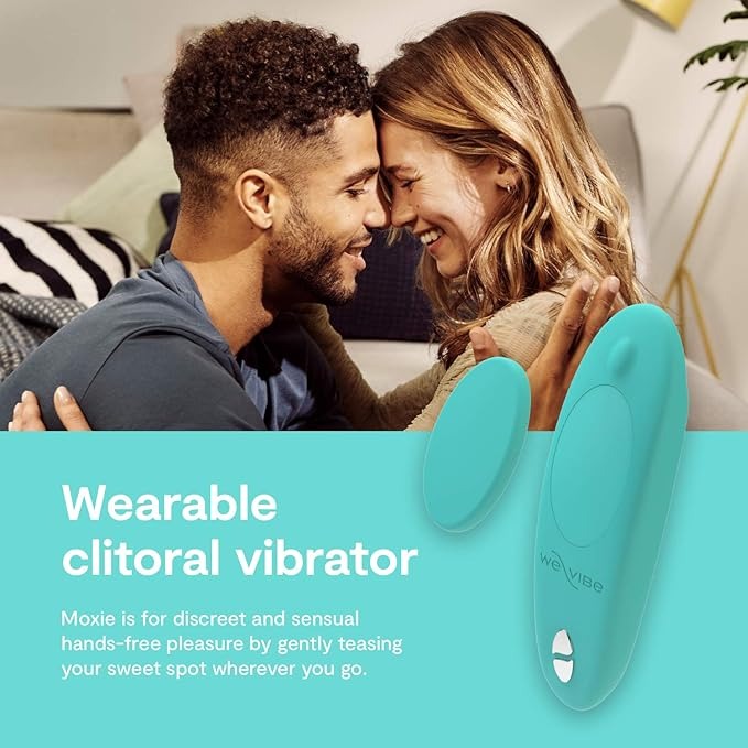 We Vibe Moxie + Remote Controlled Panty Vibrator Black