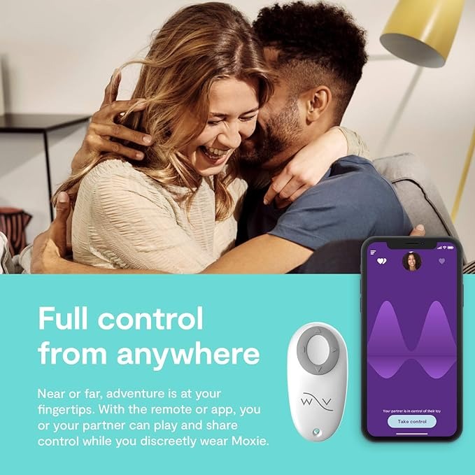 We Vibe Moxie + Remote Controlled Panty Vibrator Black
