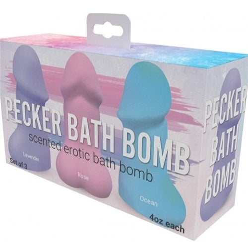 Pecker Bath Bomb - Scented Erotic Bath Bomb 3 Pack