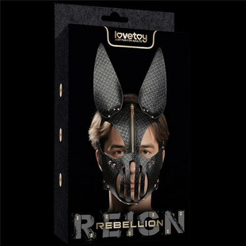Rebellion Reign - Dark Bunny Mask - Black