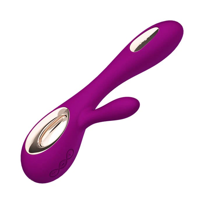 LELO SORAYA WAVE RABBIT VIBRATOR DEEP ROSE