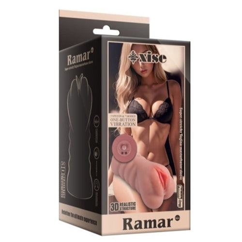 Ramar Realistic Vibrating Anal Vaginal Masturbator