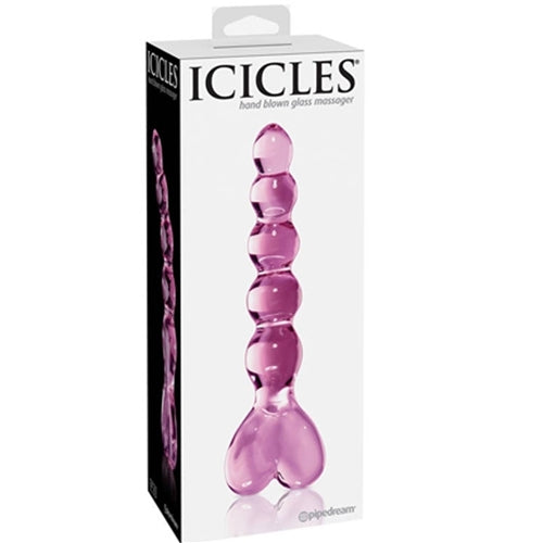 Icicles No. 43 Glass Massager Pink