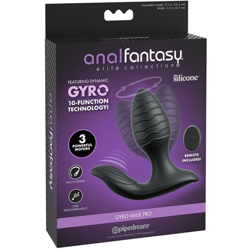 Anal Fantasy Elite Gyro-Milk Pro Black