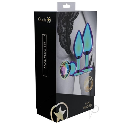 Ouch! Metal Anal Plug Set