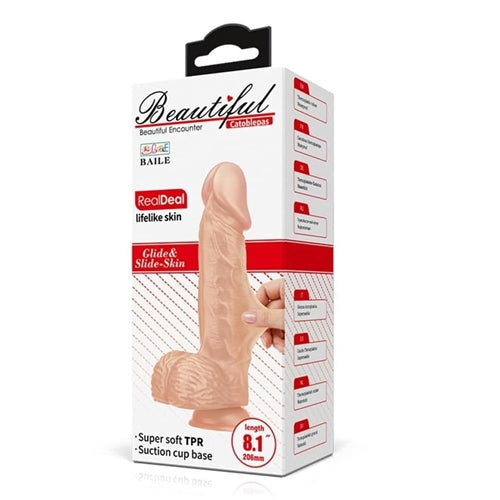 Beautiful Catoblepas Super Soft with Suction Cup Dildo 8.1
