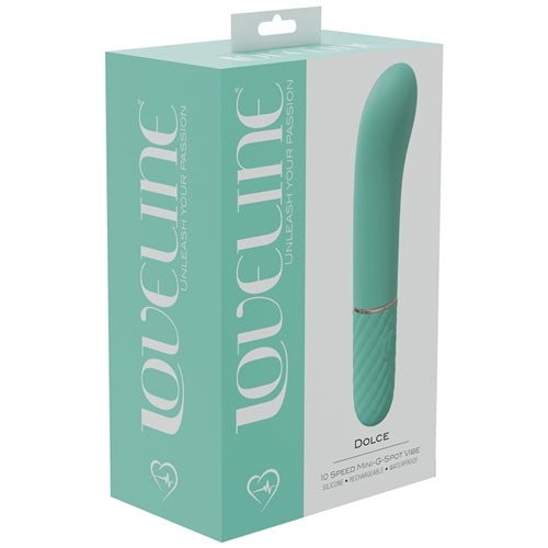Loveline Dolce - 10 Speed Mini G-Spot Vibe - Silicone - Rechargeable - Waterproof