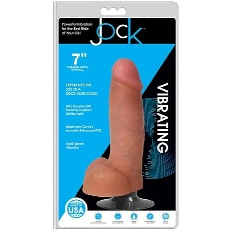Jock Vibrating Dong No Balls - Battery Operated