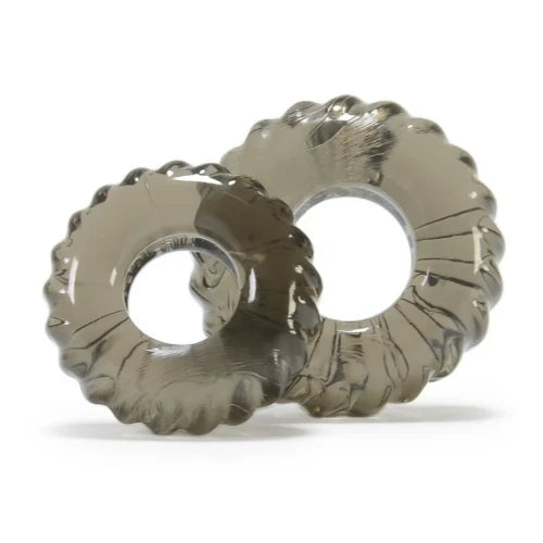 Truckt 2 Pc Cockring Set Clear