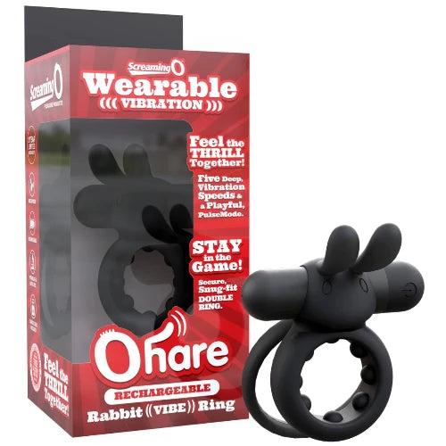 Screaming O® Rechargeable Ohare Ring – Black