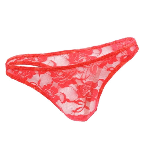 Mens Lace Thong
