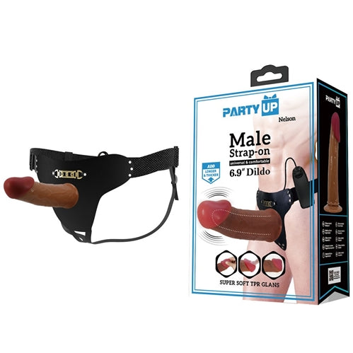 Party Up NELSON Vibrating Strap-On