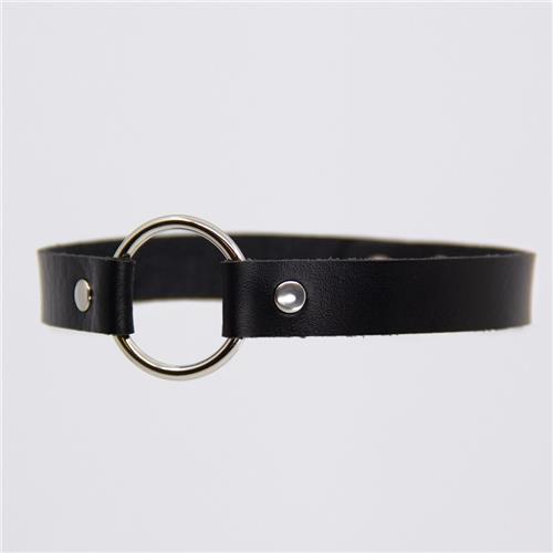O-Ring Faux Leather Choker