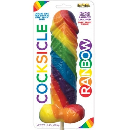 Rainbow Cocksicle Lollipop