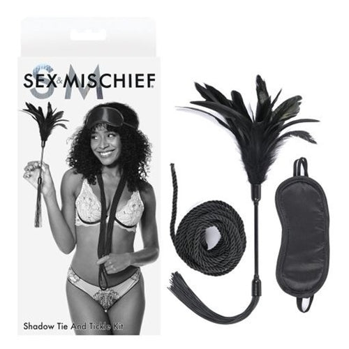 Shadow Tie and Tickle Kit By Sex & Mischief