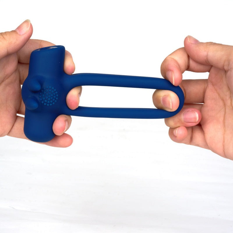 Maia Huxley Vibrating Cock Ring BLUE