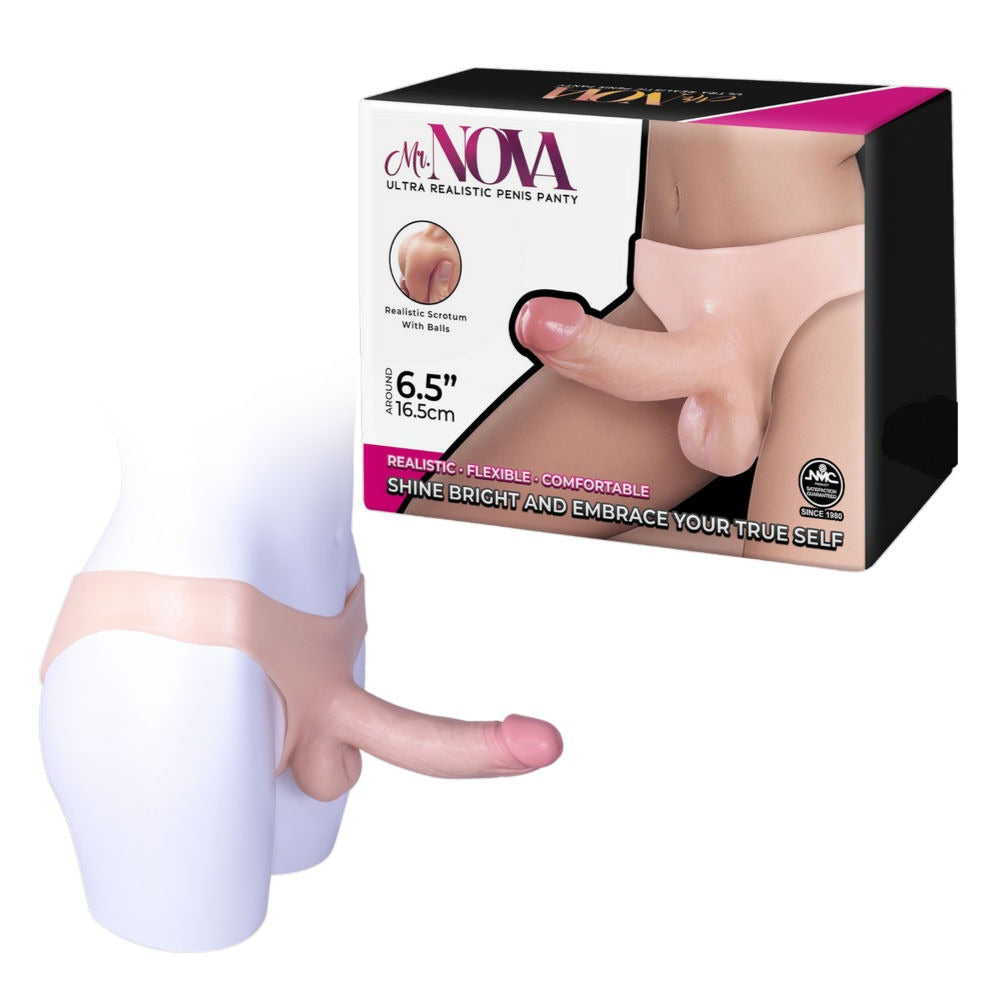 Mr Nova Ultra Realistic 6.5" Penis Panty