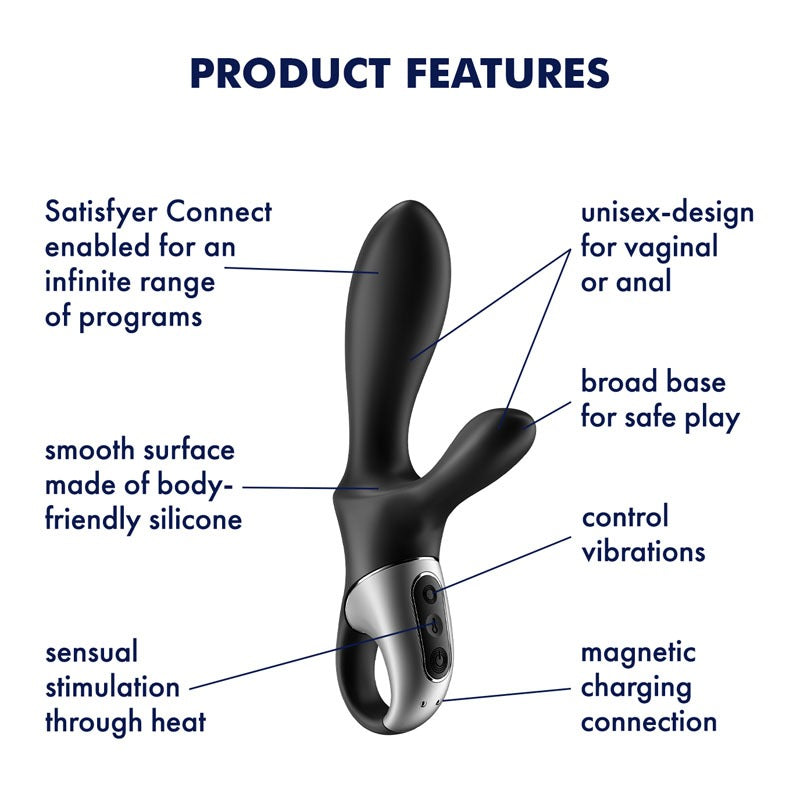 Satisfyer Heat Climax+ Warming Anal Vibrator With App