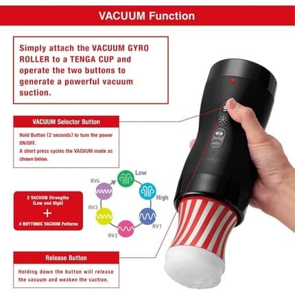 Tenga Vacuum Gyro Roller Set