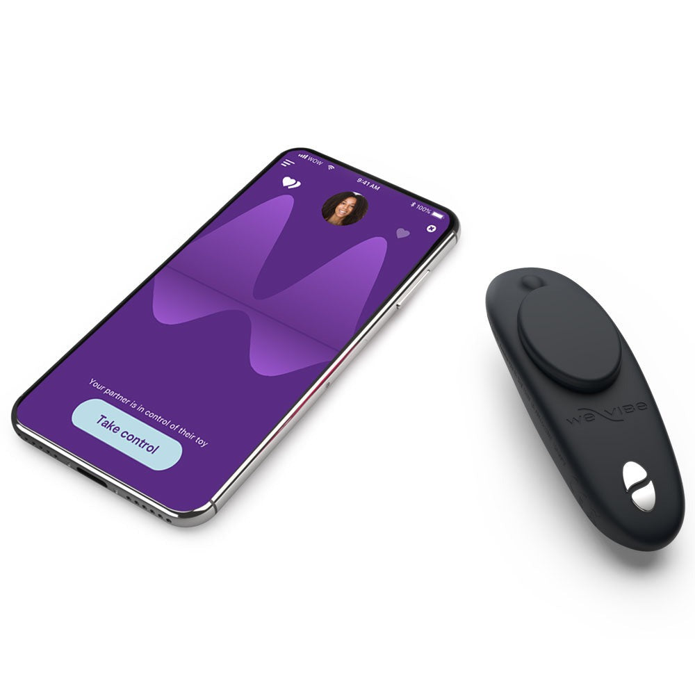 We Vibe Moxie + Remote Controlled Panty Vibrator Black