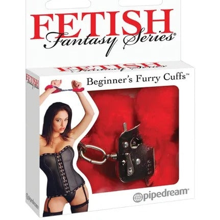 Fetish Fantasy Beginners Furry Cuffs Red