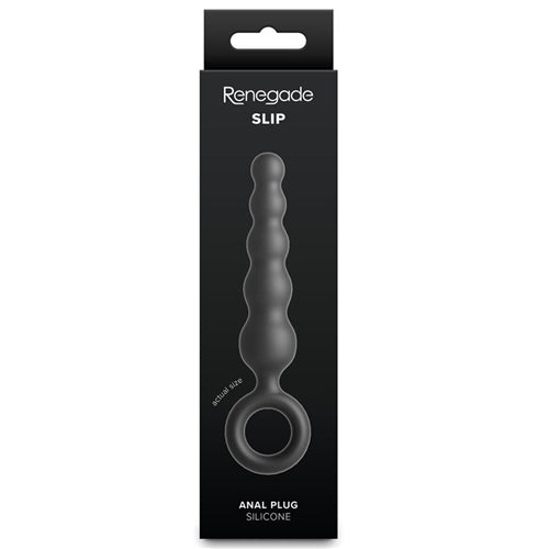 Renegade Slip Butt Plug Black