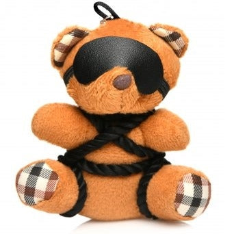 MASTER SERIES ROPE TEDDY BEAR KEYCHAIN