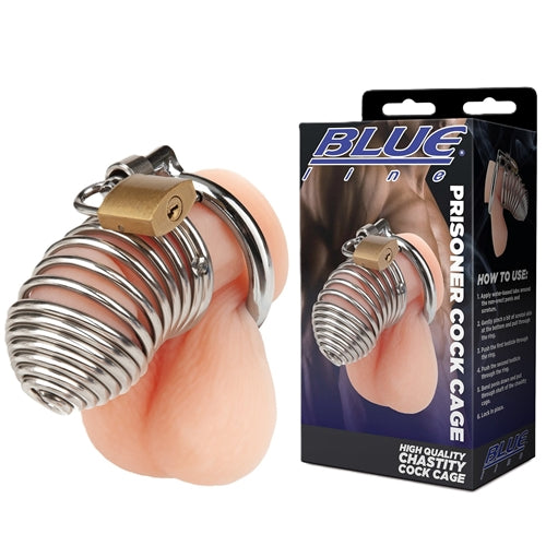 Blue Line Prisoner Cock Cage