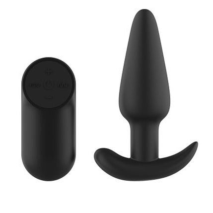 Passion Play Silicone Vibrating Butt Plug with Remote
