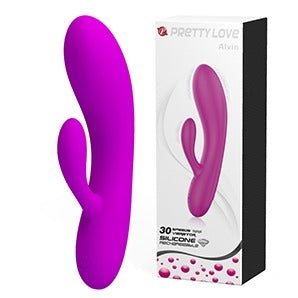 Pretty Love Alvin Vibrator - Purple
