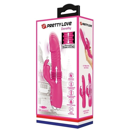Pretty Love Dorothy Thrusting Vibrator PINK