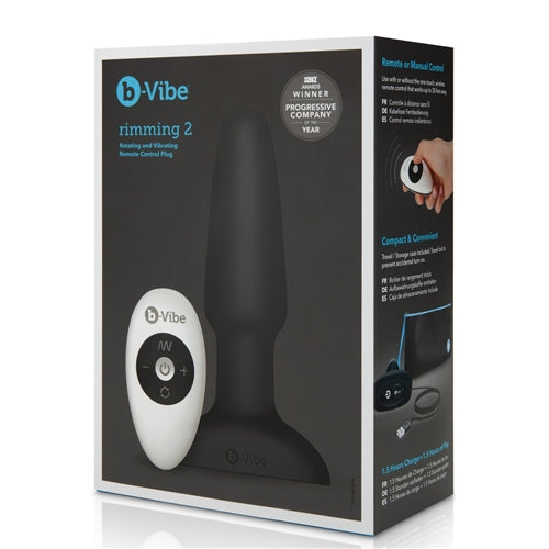 B-Vibe RIMMING PLUG 2 BLACK