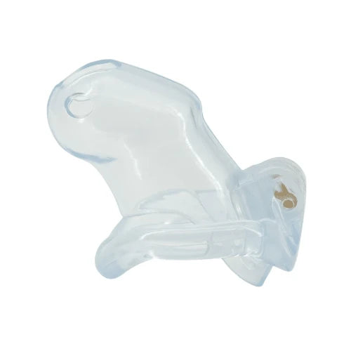 Resin Cock Cage - Short Clear